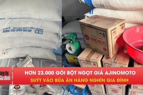 Xưởng sản xuất bột ngọt Ajinomoto giả quy mô lớn bị bóc trần
