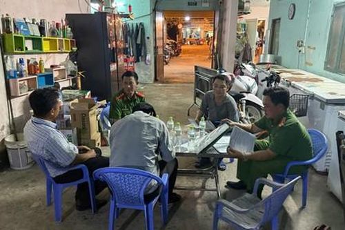Công an xã Hưng Long kiểm tra địa bàn, phát hiện 6 đối tượng dương tính ma túy