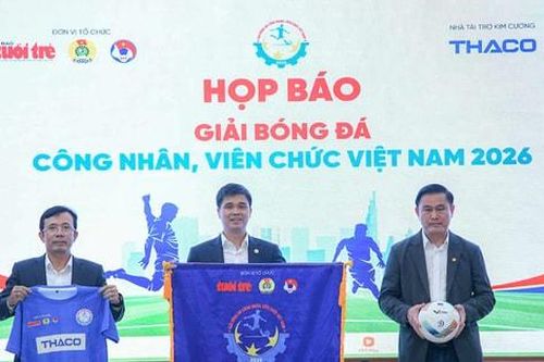 48 đội tham dự giải bóng đá công nhân, viên chức Việt Nam 2026
