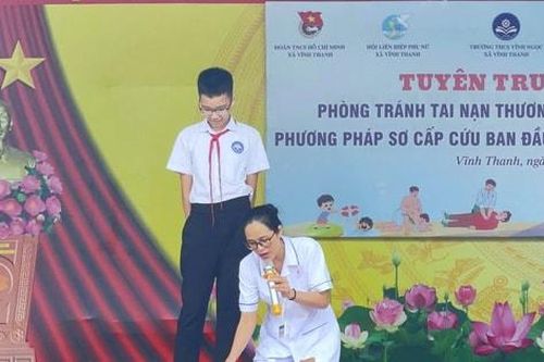 Chung tay bảo vệ trẻ em vì một mùa hè an toàn tại xã Vĩnh Thanh