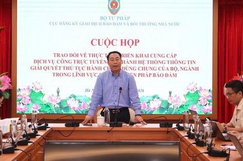 Gỡ vướng trong vận hành dịch vụ công trực tuyến đăng ký biện pháp bảo đảm
