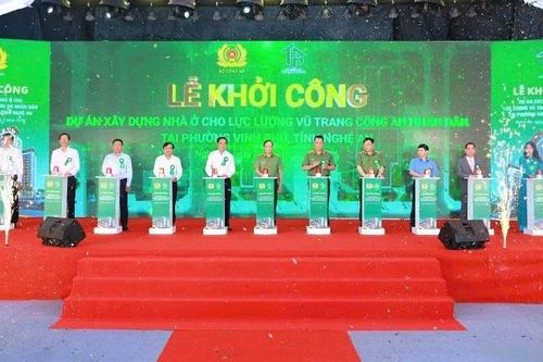 Khởi công dự án nhà ở xã hội cho lực lượng công an nhân dân tại Nghệ An