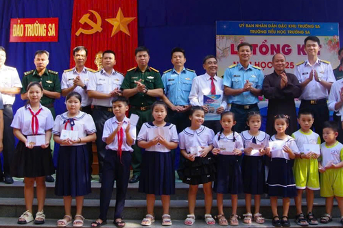 Trường Tiểu học Trường Sa tổng kết năm học 2025 - 2026