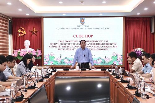 Tăng cường liên thông dữ liệu phục vụ đăng ký biện pháp bảo đảm