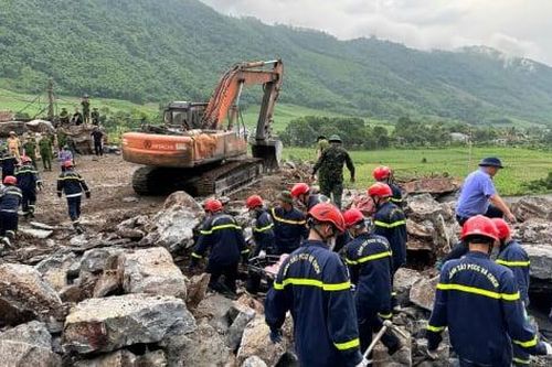 Tìm thấy 2 nạn nhân cuối cùng vụ sạt lở mỏ đá tại Thanh Hóa