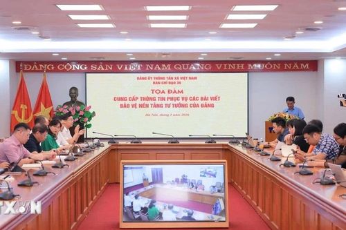TTXVN tổ chức tọa đàm chuyên đề 'Cung cấp thông tin phục vụ các bài viết về bảo vệ nền tảng tư tưởng của Đảng'