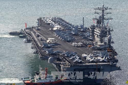 Mỹ triển khai nhóm tác chiến tàu sân bay USS Nimitz tới khu vực Caribe