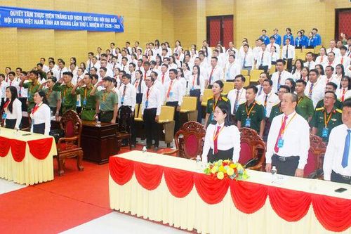 Khai mạc phiên thứ nhất Đại hội đại biểu Hội Liên hiệp Thanh niên Việt Nam tỉnh An Giang lần thứ I