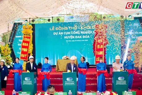 Điểm tin trưa: Bí thư Tỉnh ủy dự lễ khởi công Cụm Công nghiệp số 2 Đak Đoa
