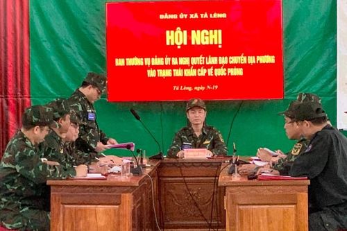 Khai mạc diễn tập tác chiến xã Tả Lèng trong khu vực phòng thủ năm 2026