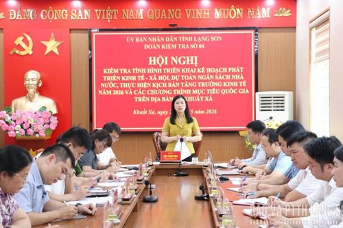 Đồng chí Phó Chủ tịch UBND tỉnh kiểm tra tình hình phát triển kinh tế - xã hội tại xã Khuất Xá