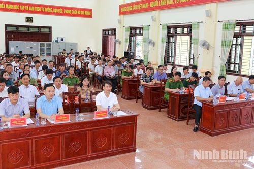 Xã Yên Từ triển khai kế hoạch sản xuất vụ mùa và phương án phòng, chống thiên tai năm 2026