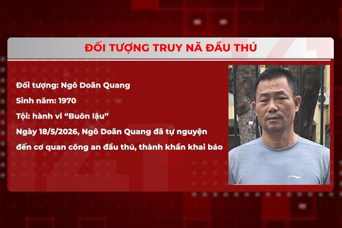 Vận động đối tượng truy nã đầu thú