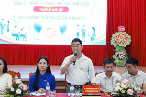 Tăng cường kết nối việc làm, thúc đẩy khởi nghiệp tại xã Hát Môn