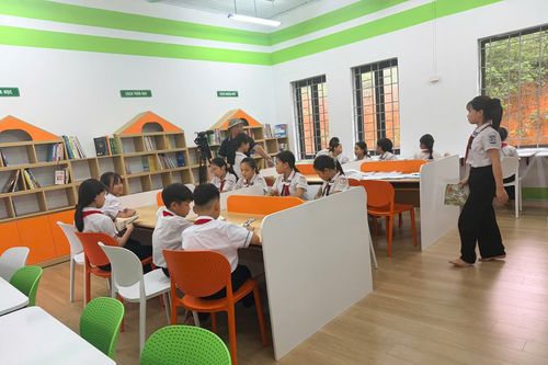 Học sinh Ams gây quỹ xây thư viện, hỗ trợ học tập cho trẻ em vùng khó