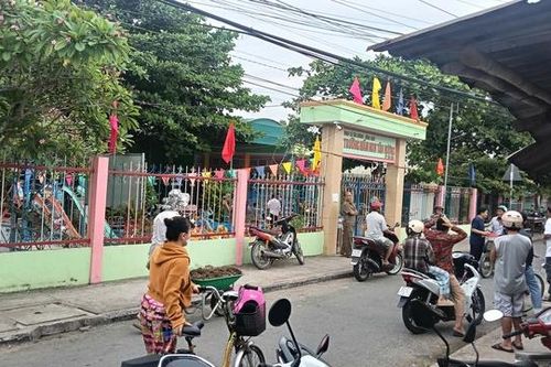 Bảo vệ trường mầm non tử vong trong sân trường, camera ghi lại diễn biến bất ngờ