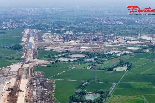 Hà Nội: Đại lộ rộng 120m dần thành hình, kết nối sân vận động 135.000 chỗ lớn nhất thế giới