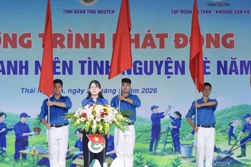 Tuổi trẻ Thái Nguyên ra quân Chiến dịch Thanh niên tình nguyện hè 2026