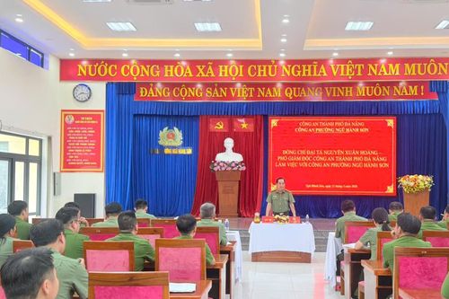 Tăng cường giữ vững an ninh trật tự địa bàn Ngũ Hành Sơn trong tình hình mới