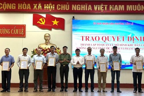 Phường Cẩm Lệ ra mắt mô hình khu dân cư không có người nước ngoài vi phạm pháp luật '3 không'