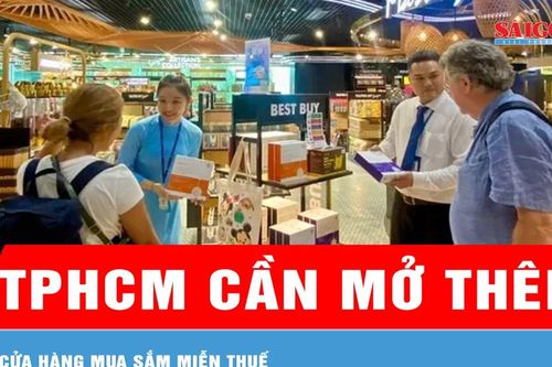 TPHCM cần mở thêm cửa hàng mua sắm miễn thuế