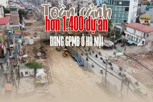 Toàn cảnh hơn 1.400 dự án đang thực hiện GPMB ở Hà Nội