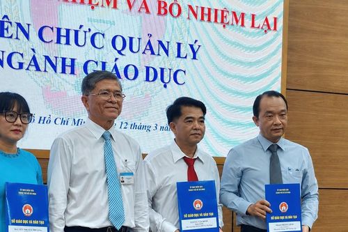 TPHCM bổ nhiệm 3 Hiệu trưởng Trường THPT công lập mới thành lập