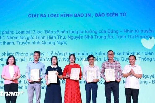 TTXVN giành giải Ba Giải Báo chí khu vực Tây Nguyên và duyên hải miền Trung