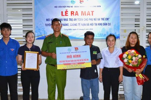Ra mắt 'Khu nhà trọ an toàn cho phụ nữ và trẻ em' tại xã Long Điền