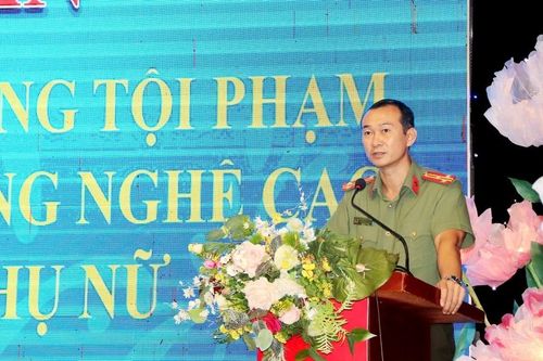 Cán bộ Hội Phụ nữ tham gia tập huấn phòng, chống tội phạm lừa đảo công nghệ cao