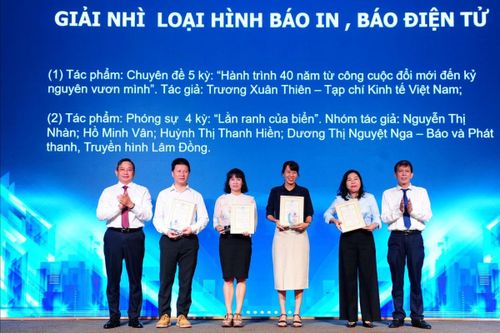 Trao giải báo chí khu vực Tây Nguyên và Duyên hải miền Trung