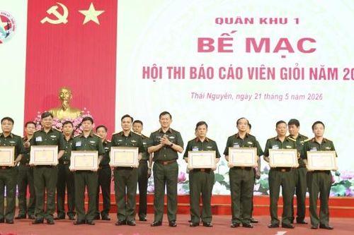 Đội tuyển Sư đoàn 3 đoạt giải Nhất tại Hội thi báo cáo viên giỏi cấp Quân khu