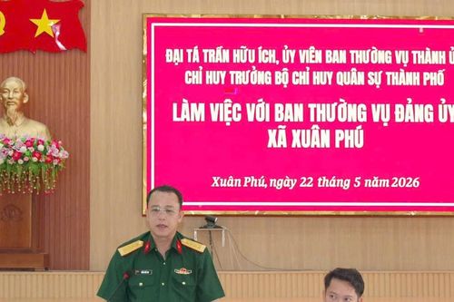 Xã Xuân Phú cần quan tâm xây dựng lực lượng vũ trang địa phương vững mạnh