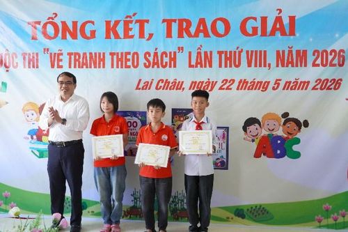 Trao giải Cuộc thi 'Vẽ tranh theo sách' lần thứ VIII năm 2026
