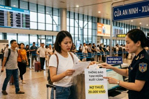Nợ thuế dù nhỏ vẫn có thể bị tạm hoãn xuất cảnh: Người dân cần cảnh giác tránh 'kẹt' ở sân bay