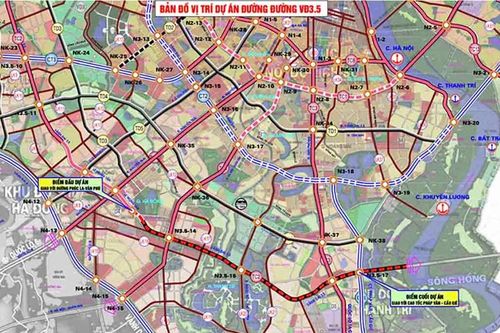 Hà Nội đẩy mạnh thu hồi đất triển khai dự án Vành đai 3,5 quy mô 13.016 tỷ đồng