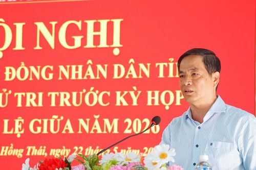 Cử tri Hồng Thái, Hòa Thắng kiến nghị các vấn đề về phụ cấp, đất đai và quy hoạch