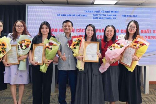 TP.HCM khen thưởng 70 tác phẩm báo chí tiêu biểu quý I/2026, Báo Xây dựng có 2 tác phẩm