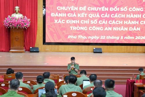 Đẩy mạnh chuyển đổi số, nâng cao tính khách quan trong xác định chỉ số cải cách hành chính Công an nhân dân