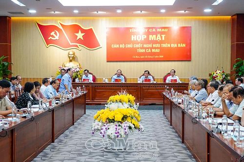 Nguyên lãnh đạo tỉnh tâm huyết góp ý vì sự phát triển của quê hương