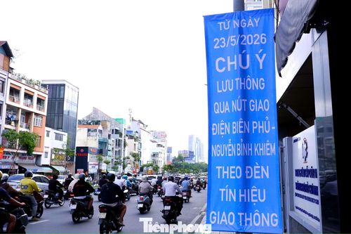 Ngày mai (23/5), TP.HCM điều chỉnh giao thông tại vòng xoay Điện Biên Phủ