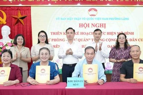 Phường Láng triển khai mô hình '3 tự phòng, 3 tự quản'