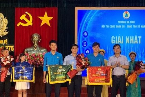 Phường Ba Đình tổ chức hội thi sáng tạo số trong công đoàn cơ sở