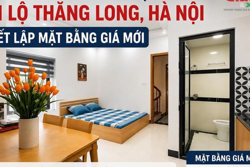 Tòa chung cư mini trên trục đường Đại Lộ Thăng Long, Hà Nội thiết lập mặt bằng giá mới