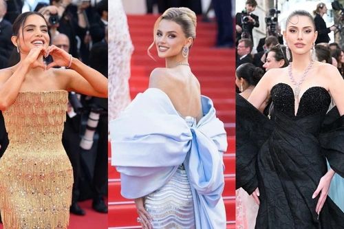Dàn sao quốc tế lộng lẫy trong các thiết kế của Lê Thanh Hòa tại LHP Cannes