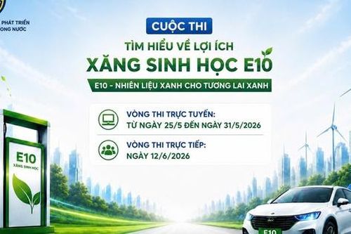Phát động Cuộc thi tìm hiểu về lợi ích của xăng sinh học E10