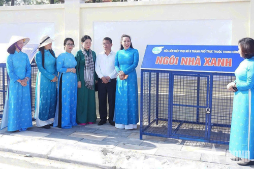 'Ngôi nhà xanh' trên đảo tiền tiêu