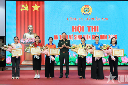Công ty cổ phần X20: Sôi nổi Hội thi an toàn vệ sinh viên giỏi năm 2026