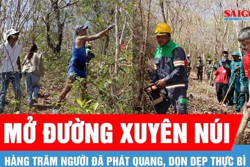 Hoàn thành việc mở đường xuyên núi Lớn – Vũng Tàu