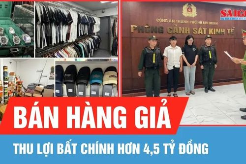 Khởi tố vợ chồng chủ cửa hàng thời trang bán sản phẩm giả mạo thương hiệu